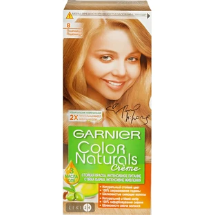 Гарньер стойкая крем-краска для волос "color naturals" 8, пшеница