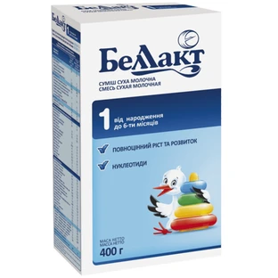 Суміш Беллакт 1 від 0 до 6 міс 400 г
