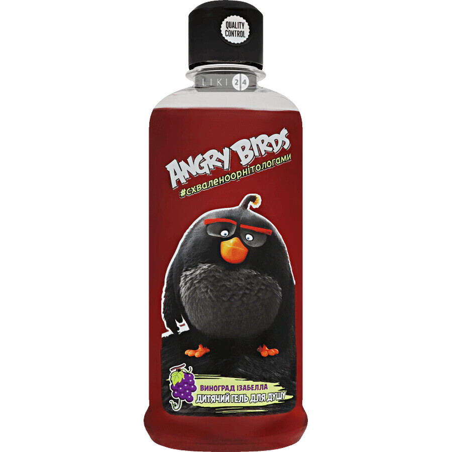 Крем-гель для душу Angry Birds Виноград Ізабелла дитячий, 250 мл: ціни та характеристики