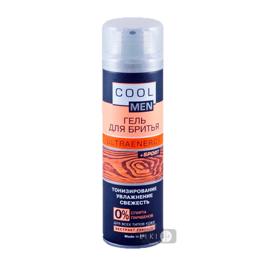 Гель для бритья Cool Men Ultraenergy 200 мл: цены и характеристики