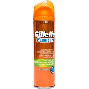 Мужской гель для бритья Gillette Fusion Ultra Sensitive для чувствительной кожи 200 мл
