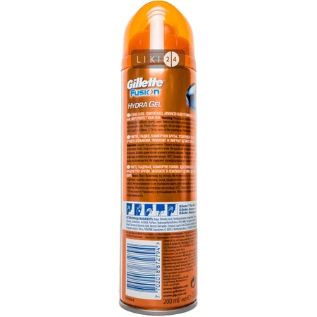 Гель для бритья Gillette Fusion Hydra Gel Ultra Protection Ультра Защита 200 мл: цены и характеристики