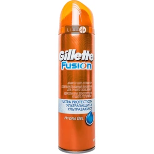 Гель для бритья Gillette Fusion Hydra Gel Ultra Protection Ультра Защита 200 мл