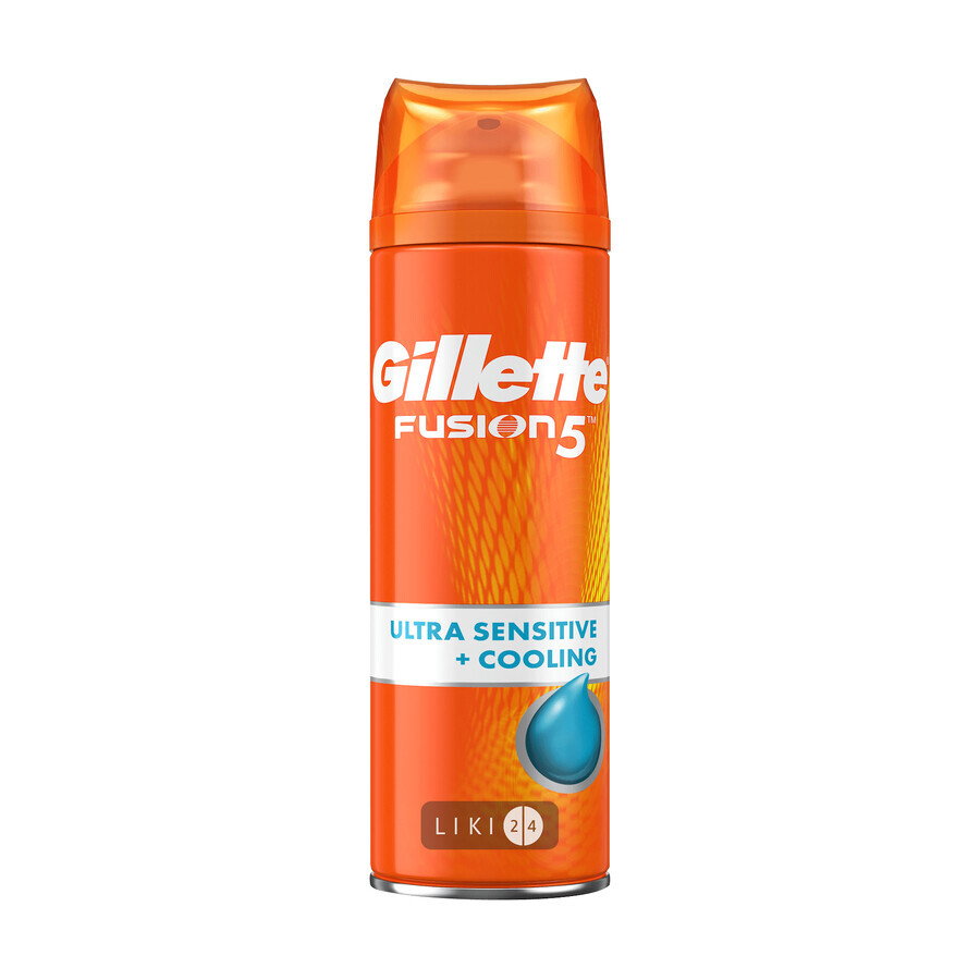 Гель для гоління Gillette Fusion ProGlide Охолоджуючий 200 мл: ціни та характеристики