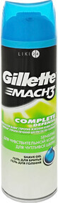 Гель для бритья Gillette Mach 3 Sensitive Гипоаллергенный 200 мл