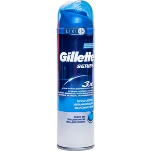Гель для бритья Gillette Series Moisturizing Увлажняющий 200 мл