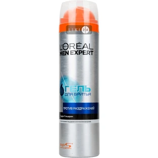 Гель для гоління L'oreal Paris Men Expert проти подразнення 200 мл