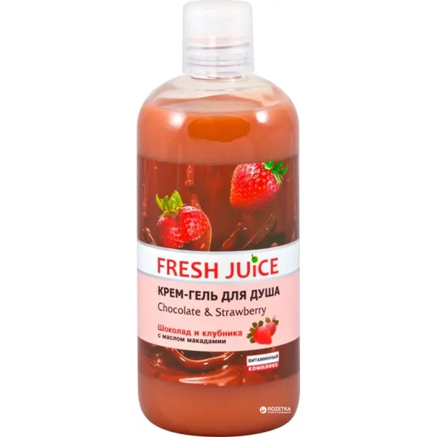 Крем-гель для душа Fresh Juice Chocolate & Strawberry 500 мл: цены и характеристики