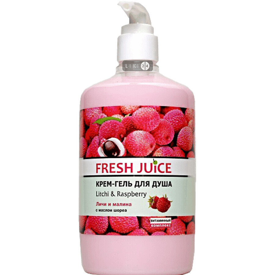 Крем-гель для душа Fresh Juice Litchi & Raspberry, 750 мл: цены и характеристики