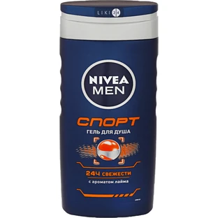 Чоловічий гель для душу Nivea Men Спорт 2 в 1 для тіла і волосся 250 мл