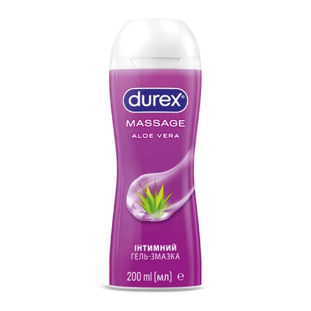 Интимный гель-смазка DUREX® Mssage Aloe Vera (с алоэ вера) , 200 мл (лубрикант): цены и характеристики