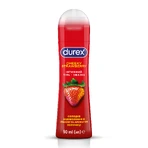 Інтимний гель-змазка DUREX® Cheeky Strawberry зі смаком та ароматом полуниці (лубрикант), 50 мл : ціни та характеристики