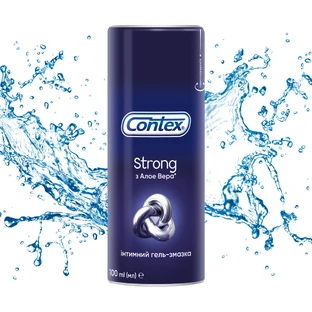 Интимный гель-смазка Contex Strong для анального секса (лубрикант), 100 мл 