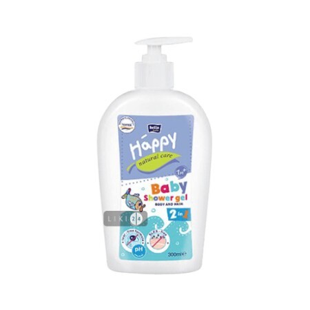 Гель для мытья тела и волос Bella Baby Happy Natural Care 300 мл