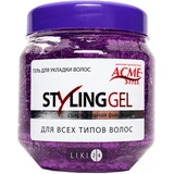 Гель для укладання волосся "acme-style" "styling gel" 250 мл, найсильніша фіксація
