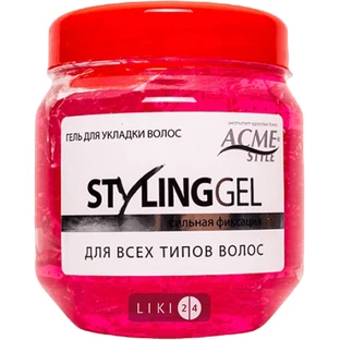 Гель для укладки волос "acme-style" "styling gel" 250 мл, сильная фиксация