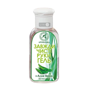Гель косметический Ароматика Всегда чистые руки 50 г