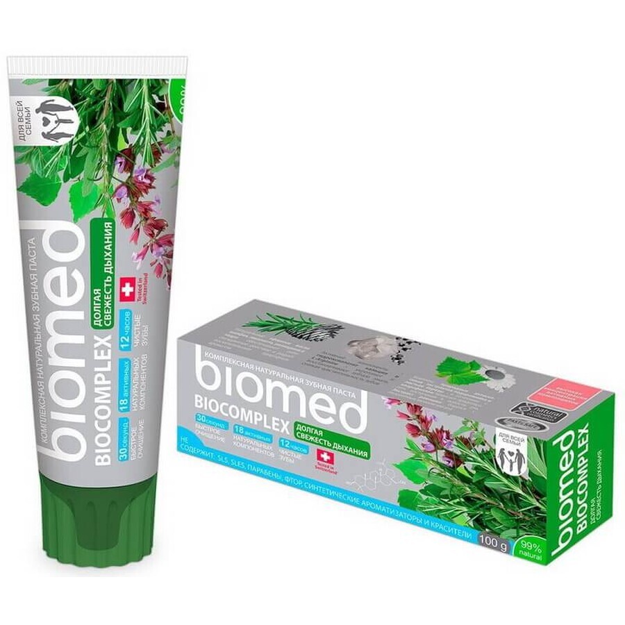 Зубная паста BioMed Biocomplex комплексная, 100 мл: цены и характеристики