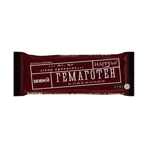Гемаготен класичний Happy kid плитка 50 г