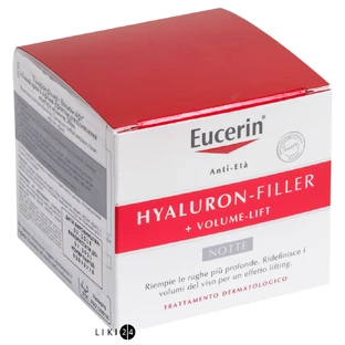 Крем-ліфтинг для обличчя Eucerin Гіалурон філлер нічний антивіковий, 50 мл