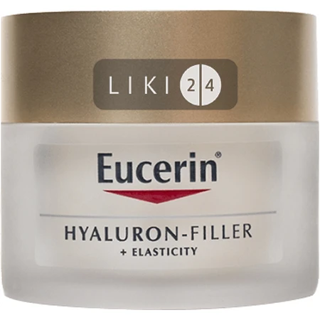 Крем для обличчя Eucerin SPF15 Гіалурон філлер + Еластісіті Денний антивіковий для сухої шкіри, 50 мл: ціни та характеристики