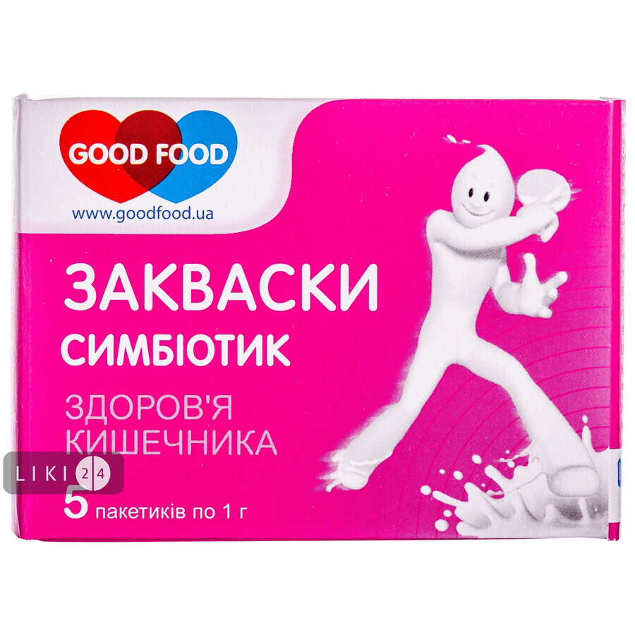 Закваска бактериальная Good Food Симбиотик 1 г №5: цены и характеристики