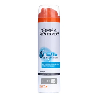 Гель для гоління L'oreal Paris Men Expert для чутливої шкіри 200 мл