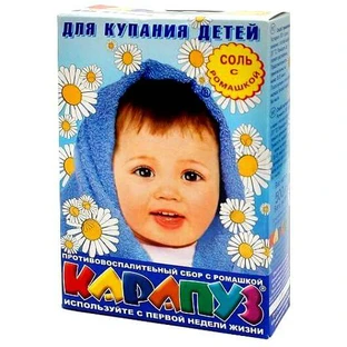 Сіль для ванн Карапуз з ромашкою 500 г
