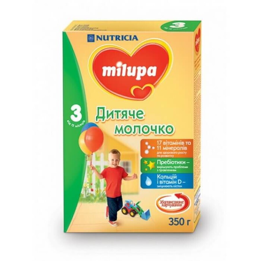 Молочна суміш Milupa Дитяче молочко 3 350 г: ціни та характеристики