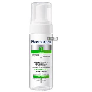 Глубоко очищающая пенка для умывания Pharmaceris T Puri-Sebostatic 150 мл