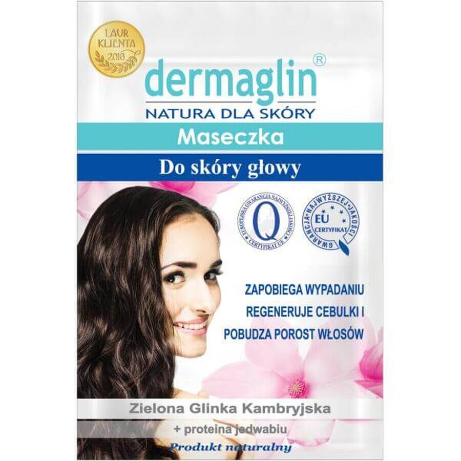 Глина косметична серії dermaglin маска 20 г, регенер. д/шкіри голови: ціни та характеристики