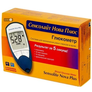 Глюкометр Sensolite Nova Plus 