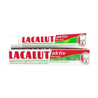 Зубная паста Lacalut Aktiv Herbal, 75 мл