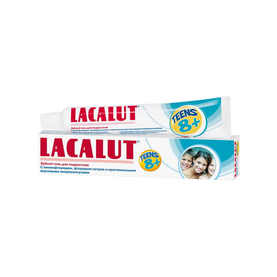 Зубна паста Lacalut підліткам 8+ дитяча, 50 мл: ціни та характеристики