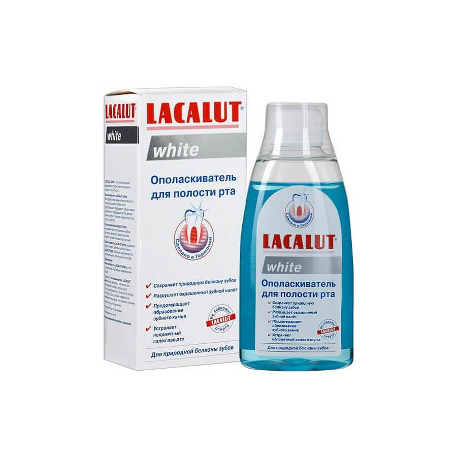 Ополаскиватель для полости рта Lacalut White 300 мл: цены и характеристики