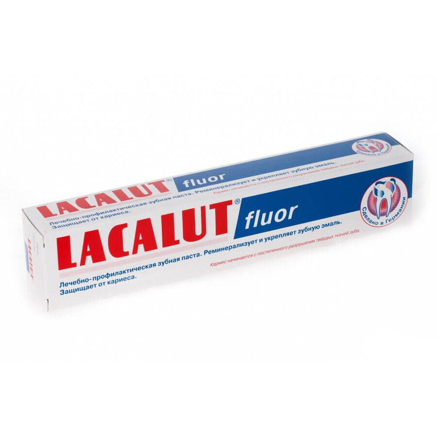 Зубная паста Lacalut Фтор, 50 мл: цены и характеристики