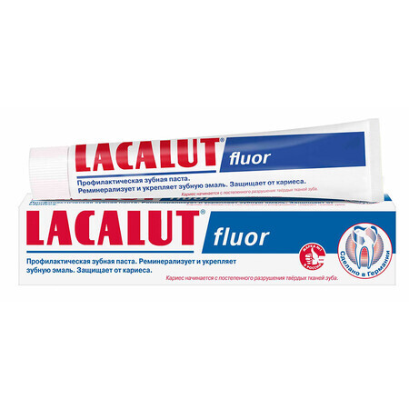 Зубна паста Lacalut Фтор, 75 мл