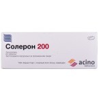Солерон 200 табл. 200 мг блістер №60: ціни та характеристики