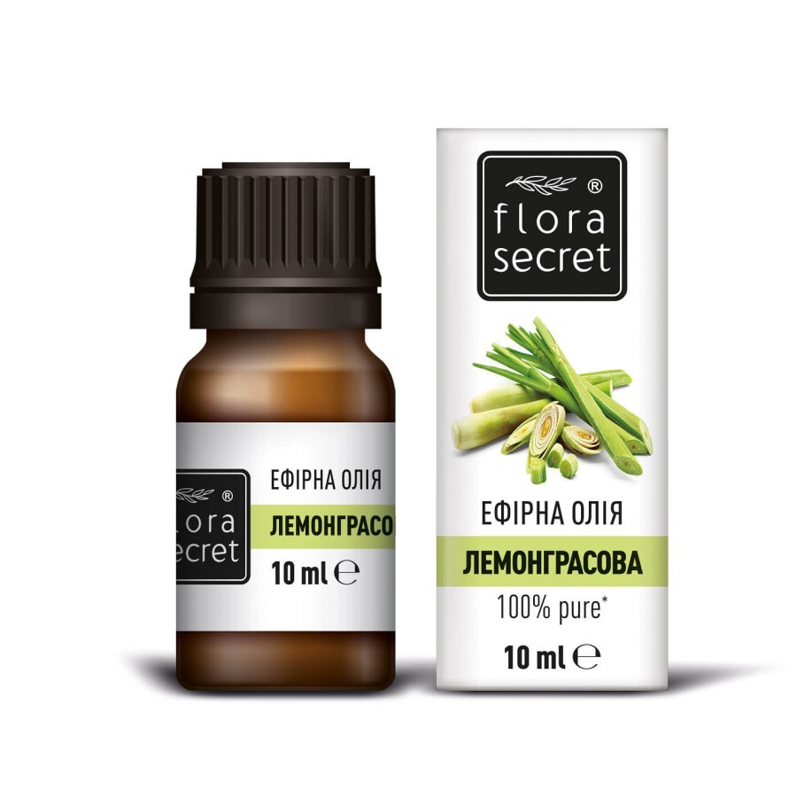 Ефірна олія Flora Secret Лемонграссова 10 мл: ціни та характеристики