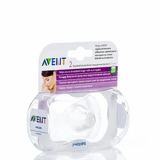 Защитные накладки на сосок тм "philips avent" SCF156/01, стандартные