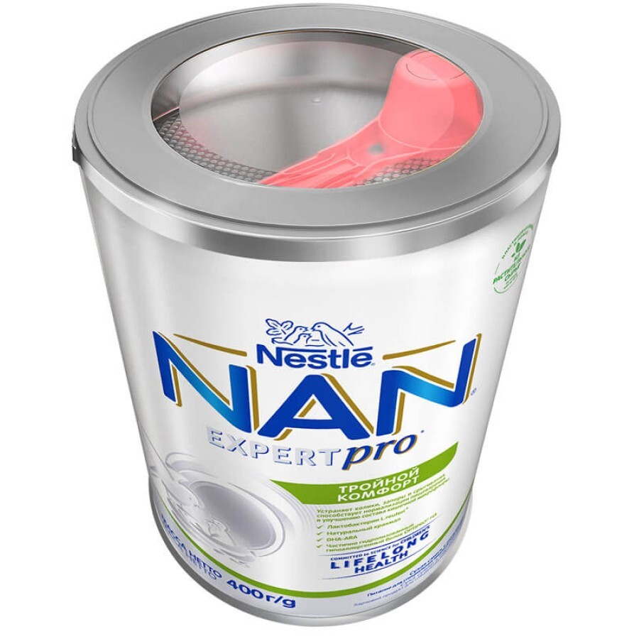Смесь Nestle NAN Тройной комфорт с рождения 400 г: цены и характеристики
