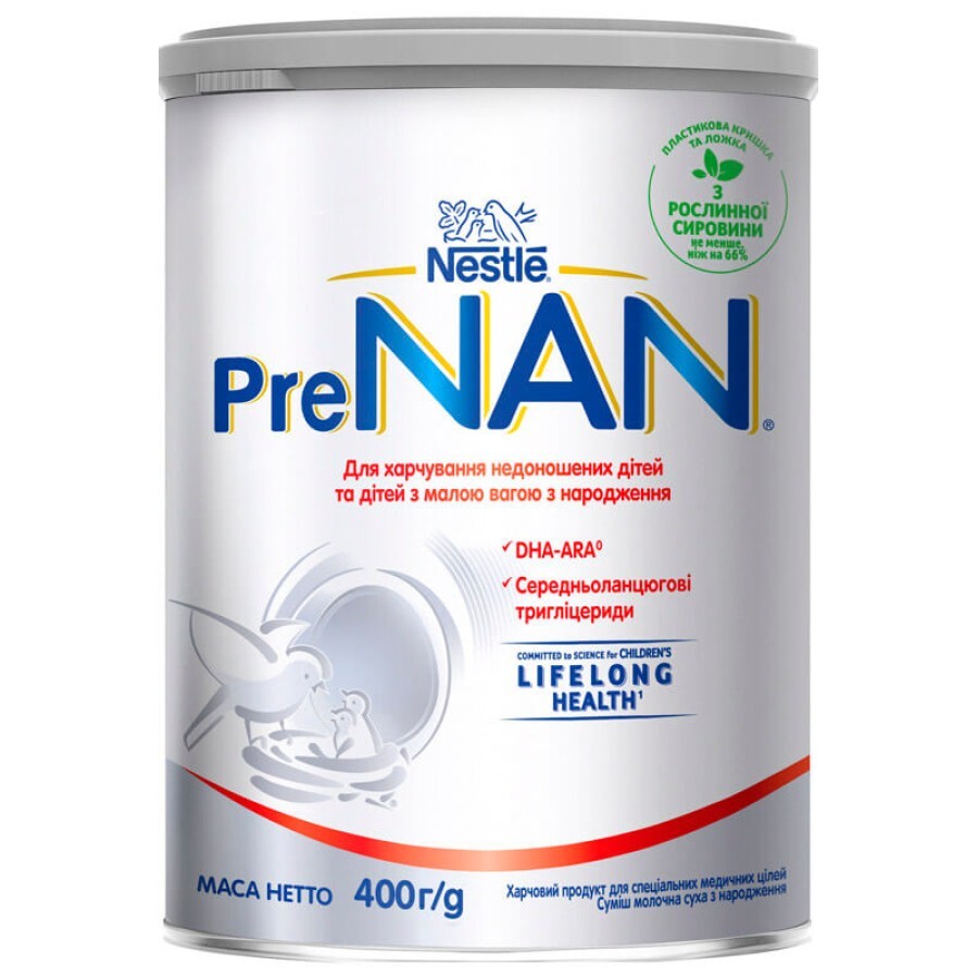 Смесь Nestle Pre NAN 400 г: цены и характеристики