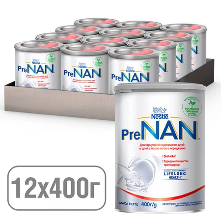 Суміш Nestle Pre NAN 400 г: ціни та характеристики