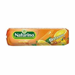Пастилки Naturino з вітамінами та натуральним соком 33,5 г, апельсин