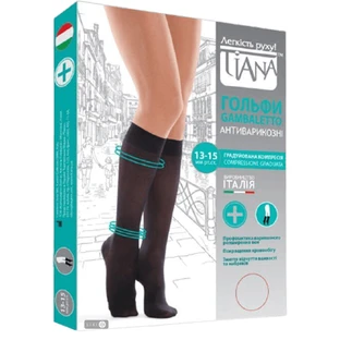 Гольфы Tiana 840 70 Den (13-15 мм рт ст) антиварикозные, размер 2, черный