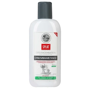 Ополіскувач для порожнини рота Splat White Plus Антибактеріальний Відбілювання плюс для білосніжної усмішки 275 мл