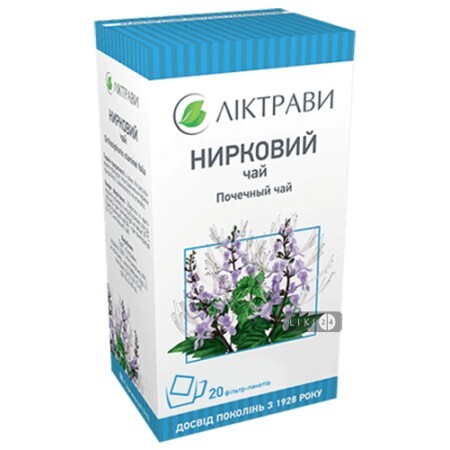 Нирковий чай Ліктрави листя фільтр-пакет 1.5 г №20