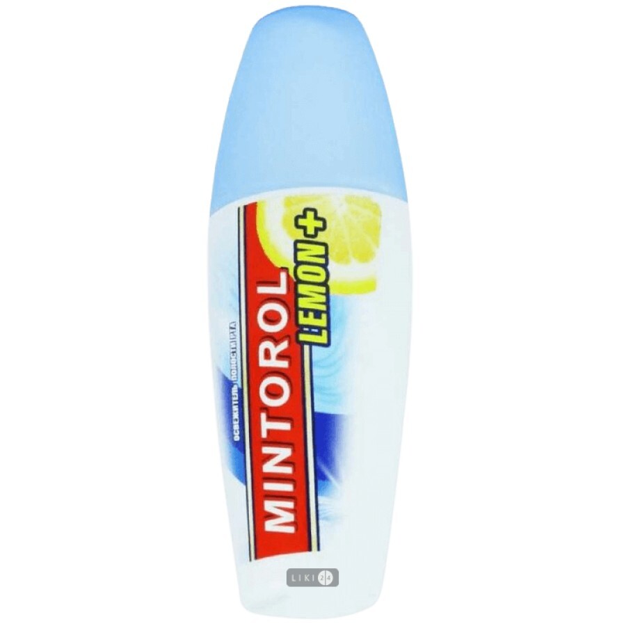 Освежитель для полости рта Mintorol Lemon+, 25 мл: цены и характеристики