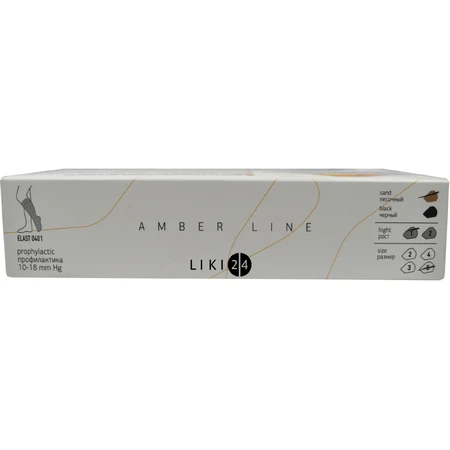 Гольфи Tonus Elast 0401 Amber (10-18 мм рт.ст.) компресійні з миском, розмір 5, 1 зріст, пісочний: ціни та характеристики