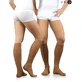 Гольфы Tonus Elast 0401 Lux (23-32 мм рт.ст.) компрессионные с мыском, размер 2, 1 рост, карамельный